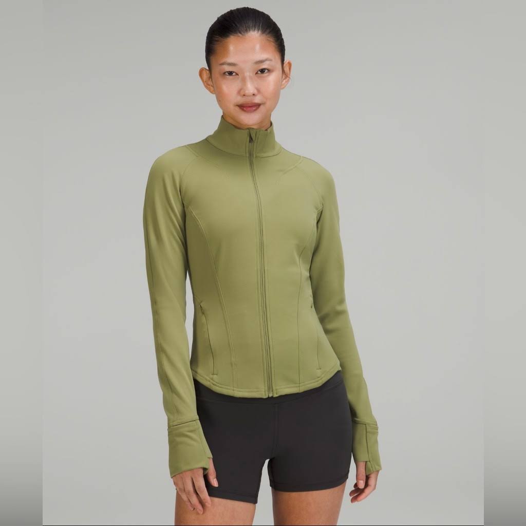 Lululemon Instill Jacket, Size 8, Bronze Green